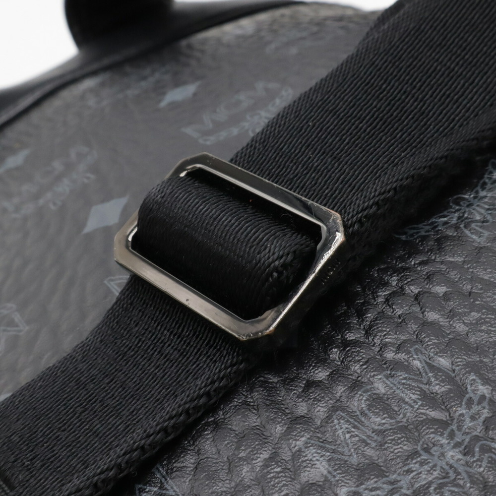 Mcm Logogram Visetos Backpack Leather Studs Black - image 5